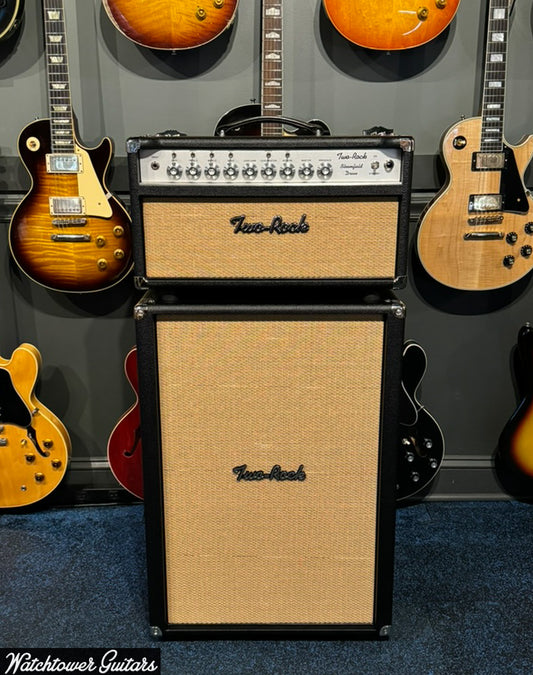Two Rock Bloomfield Drive 100/50 Watt Head & 2x12 Cabinet Set Black Bronco/Cane Grill