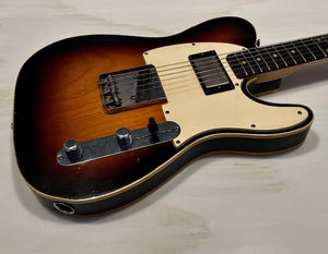 NEW Danocaster Single Cut Sunburst Double Bound