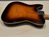 NEW Danocaster Single Cut Sunburst Double Bound