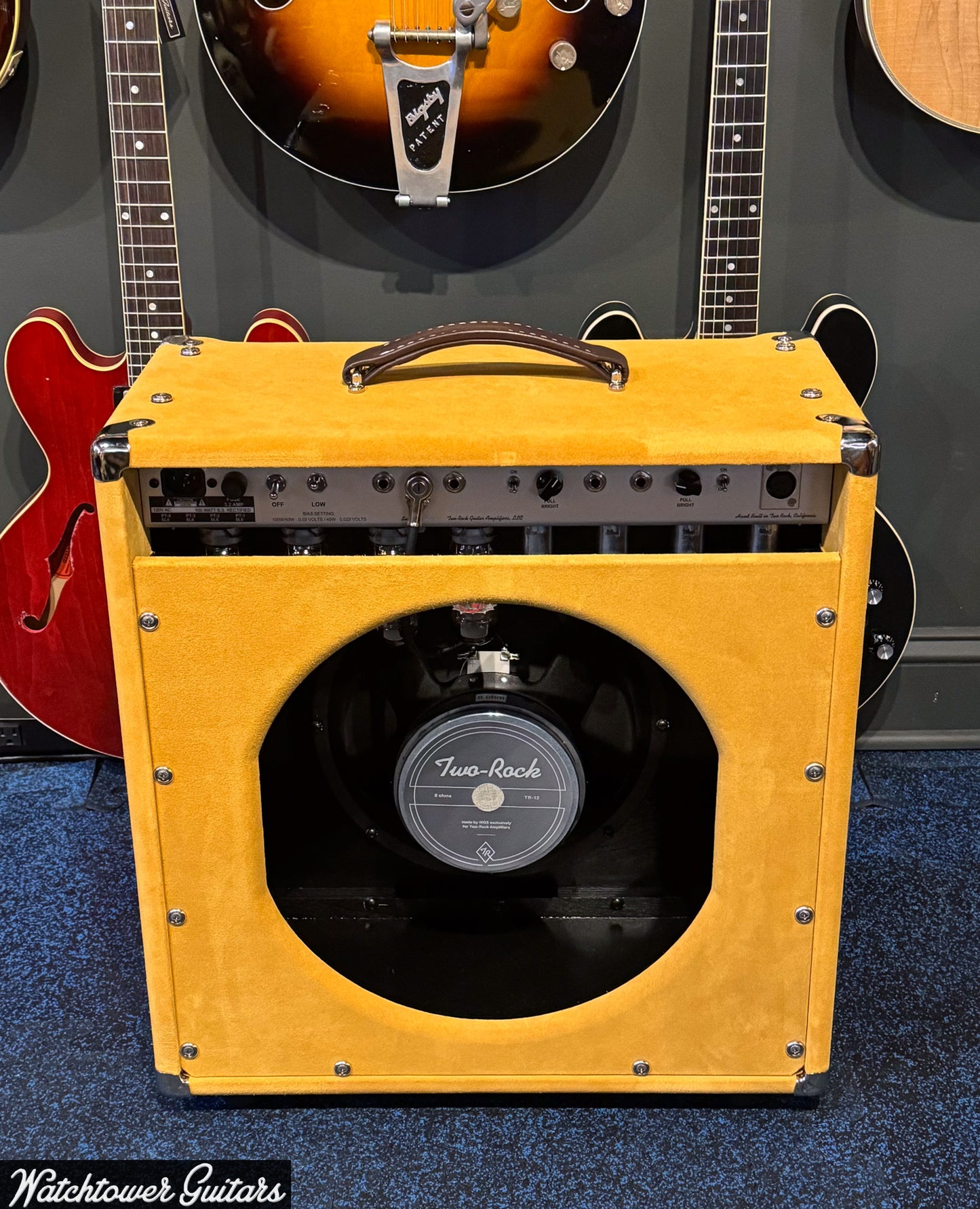 Two Rock TS-1 100/50 Watt 1x12 Combo Golden Brown Suede/Oxblood Grill