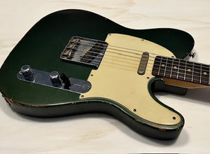 NEW Danocaster Single Cut Charcoal Frost Green