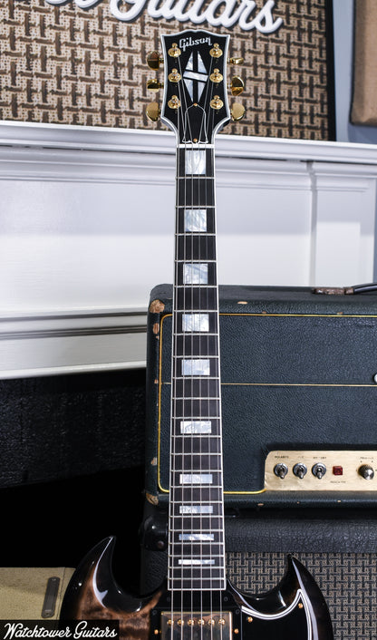 2020 Gibson Custom Shop SG Custom 3A Quilt Cobra Burst