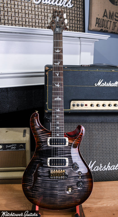 Paul Reed Smith PRS 40th Anniversary Custom 24-08 Semi Hollow Limited Edition Charcoal Cherry Burst