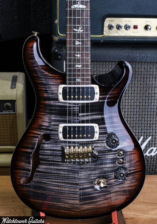 Paul Reed Smith PRS 40th Anniversary Custom 24-08 Semi Hollow Limited Edition Charcoal Tri-Color Burst
