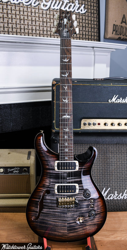 Paul Reed Smith PRS 40th Anniversary Custom 24-08 Semi Hollow Limited Edition Charcoal Tri-Color Burst