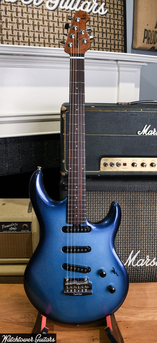 Ernie Ball Music Man Steve Lukather Signature Luke 4 SSS - Diesel Blue