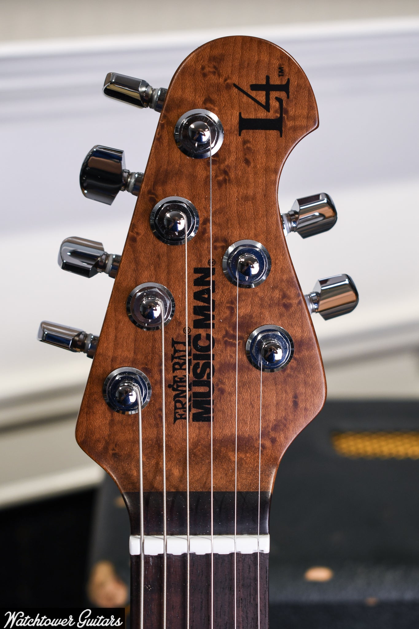 Ernie Ball Music Man Steve Lukather Signature Luke 4 SSS - Diesel Blue