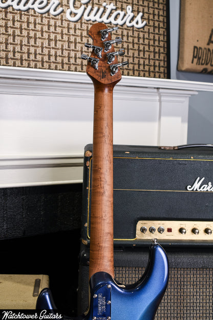 Ernie Ball Music Man Steve Lukather Signature Luke 4 SSS - Diesel Blue