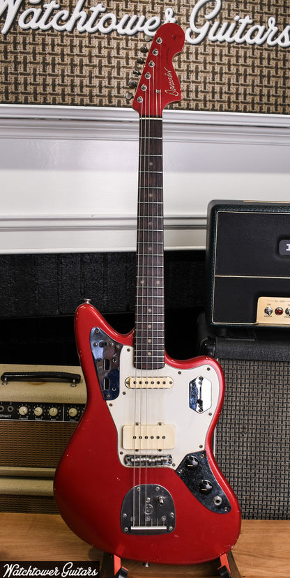2022 Danocaster OffSet Mongrel Candy Apple Red