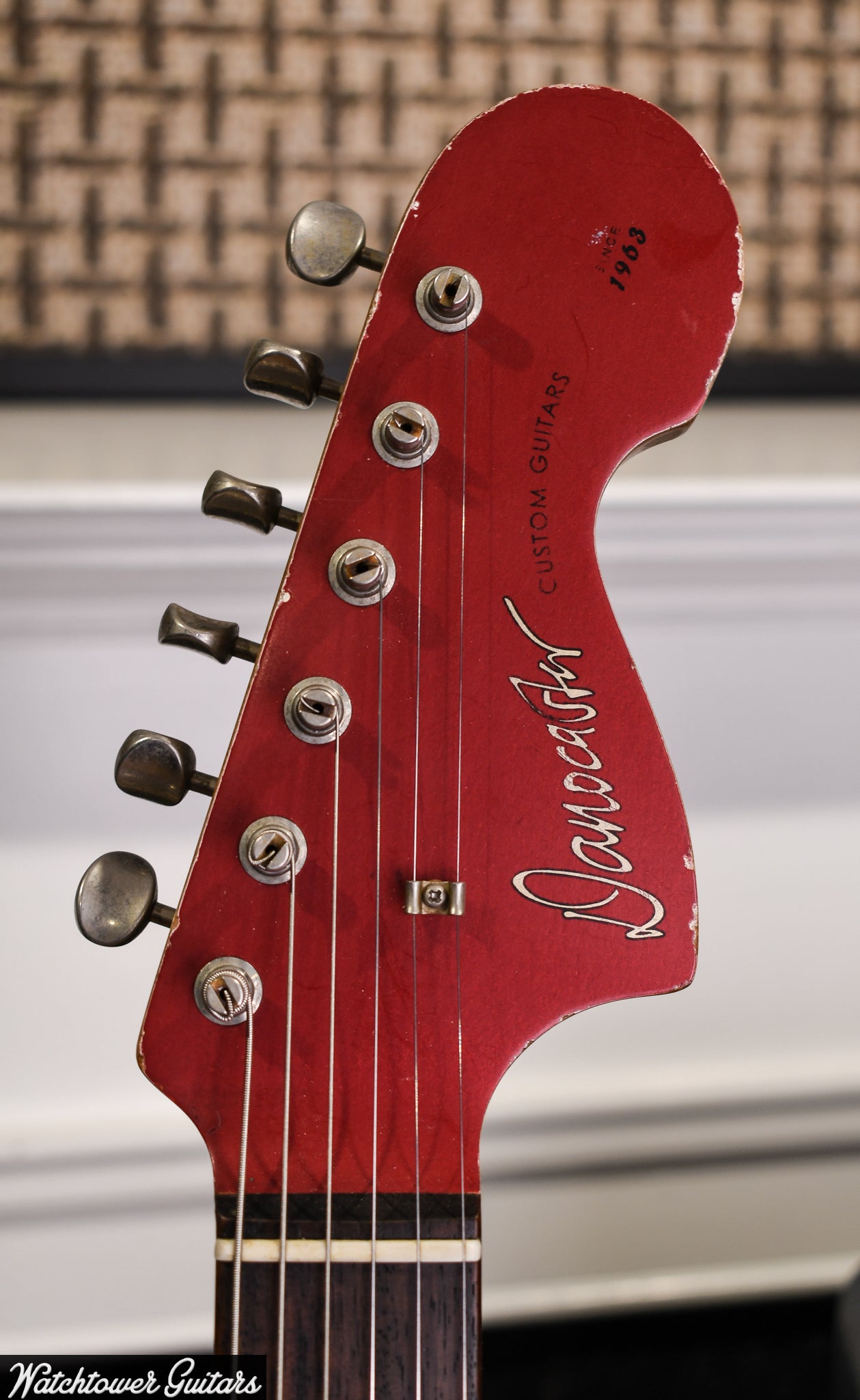 2022 Danocaster OffSet Mongrel Candy Apple Red