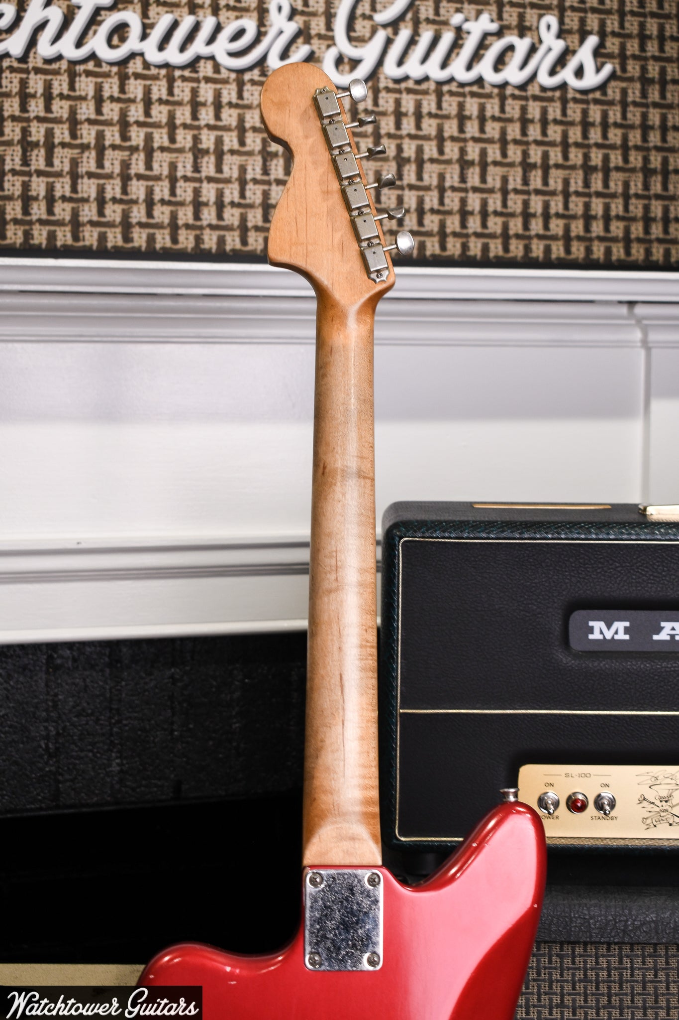 2022 Danocaster OffSet Mongrel Candy Apple Red