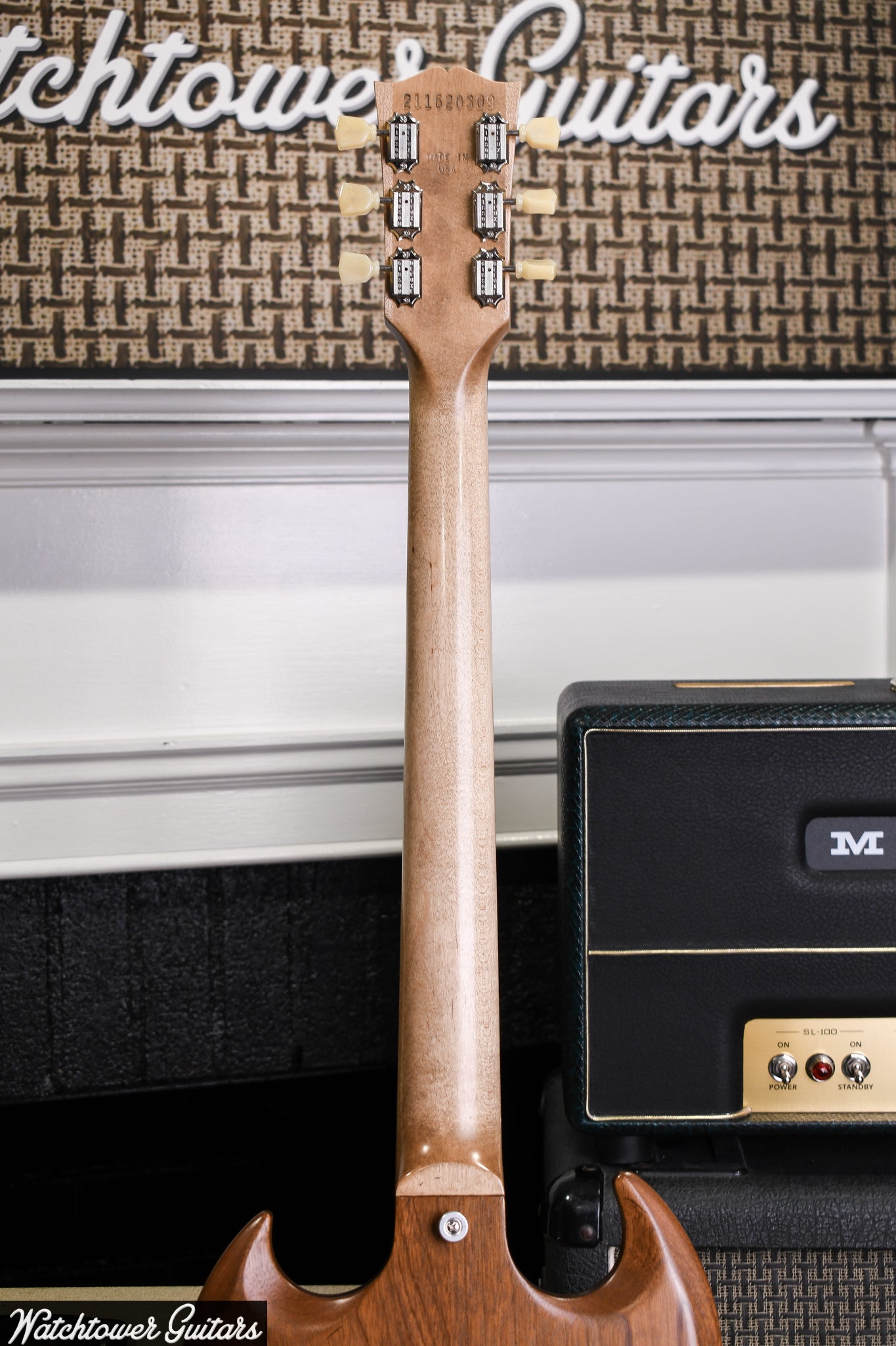 2021 Gibson SG Faded Tribute Natural Walnut - Upgrades!
