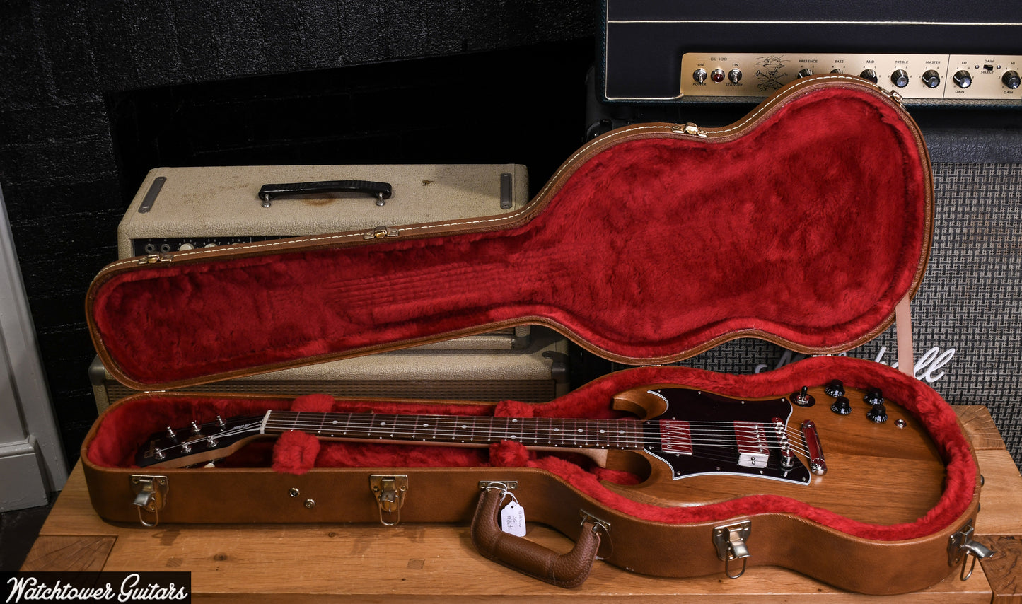 2021 Gibson SG Faded Tribute Natural Walnut - Upgrades!