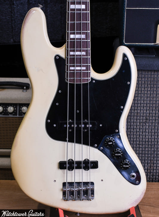 1980 Fender Jazz Bass Olympic White