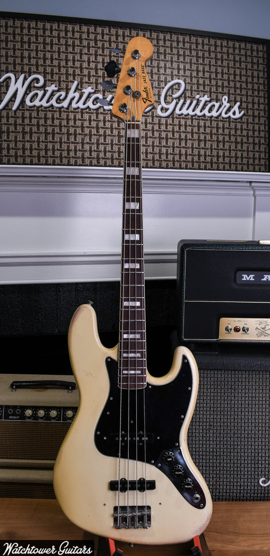 1980 Fender Jazz Bass Olympic White