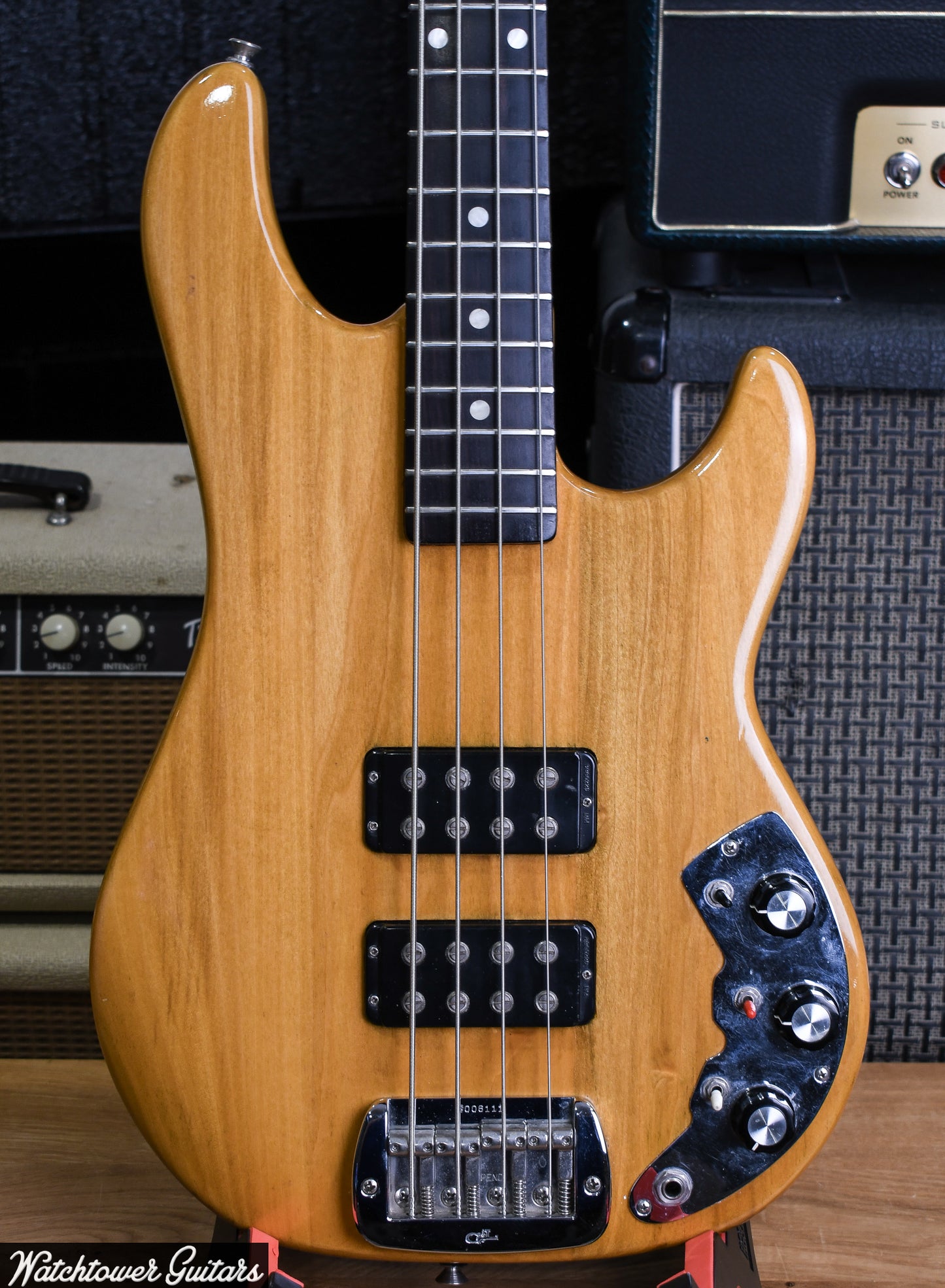 1980 G&L Bass L-2000 Natural Refin