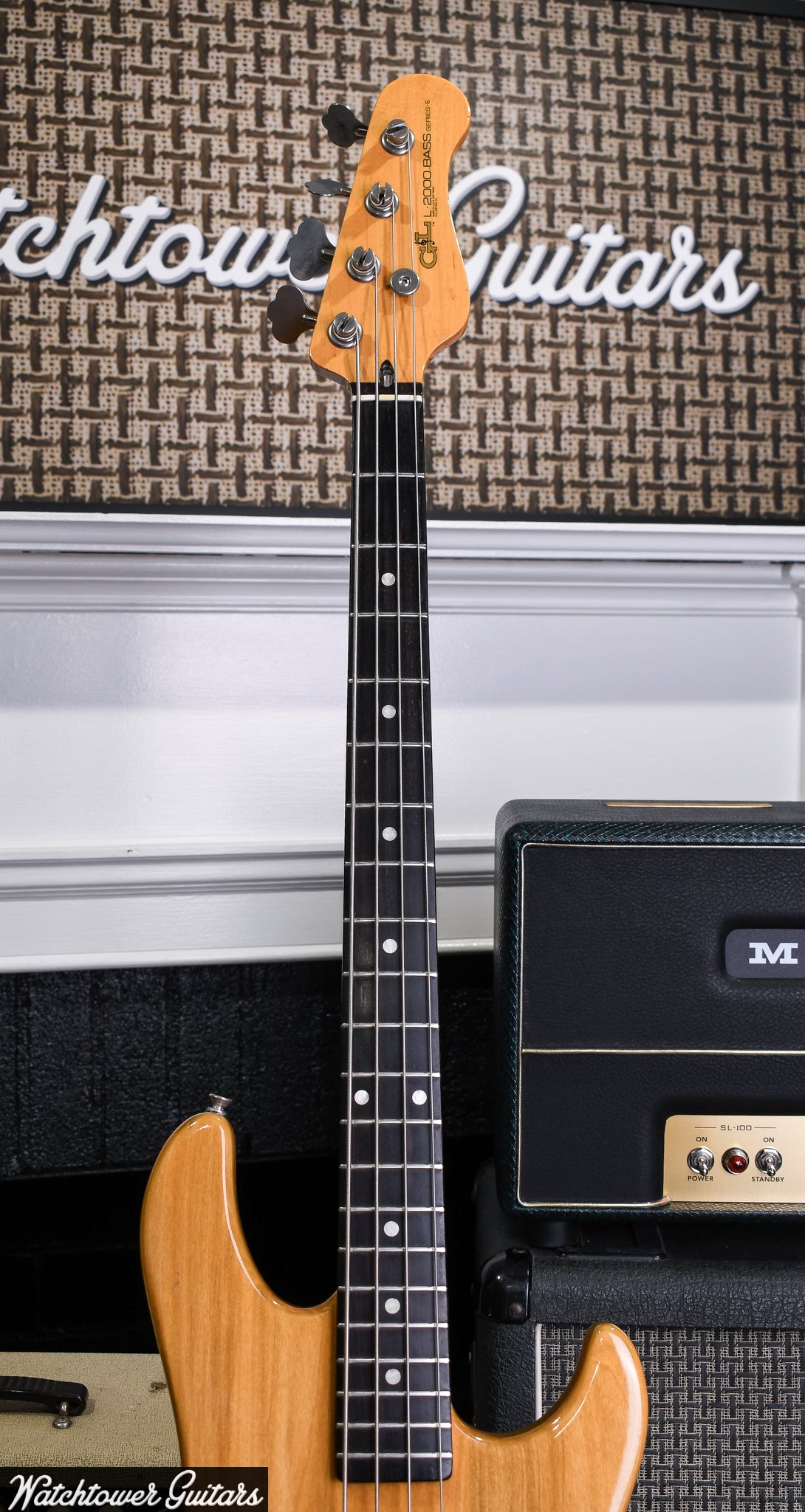 1980 G&L Bass L-2000 Natural Refin