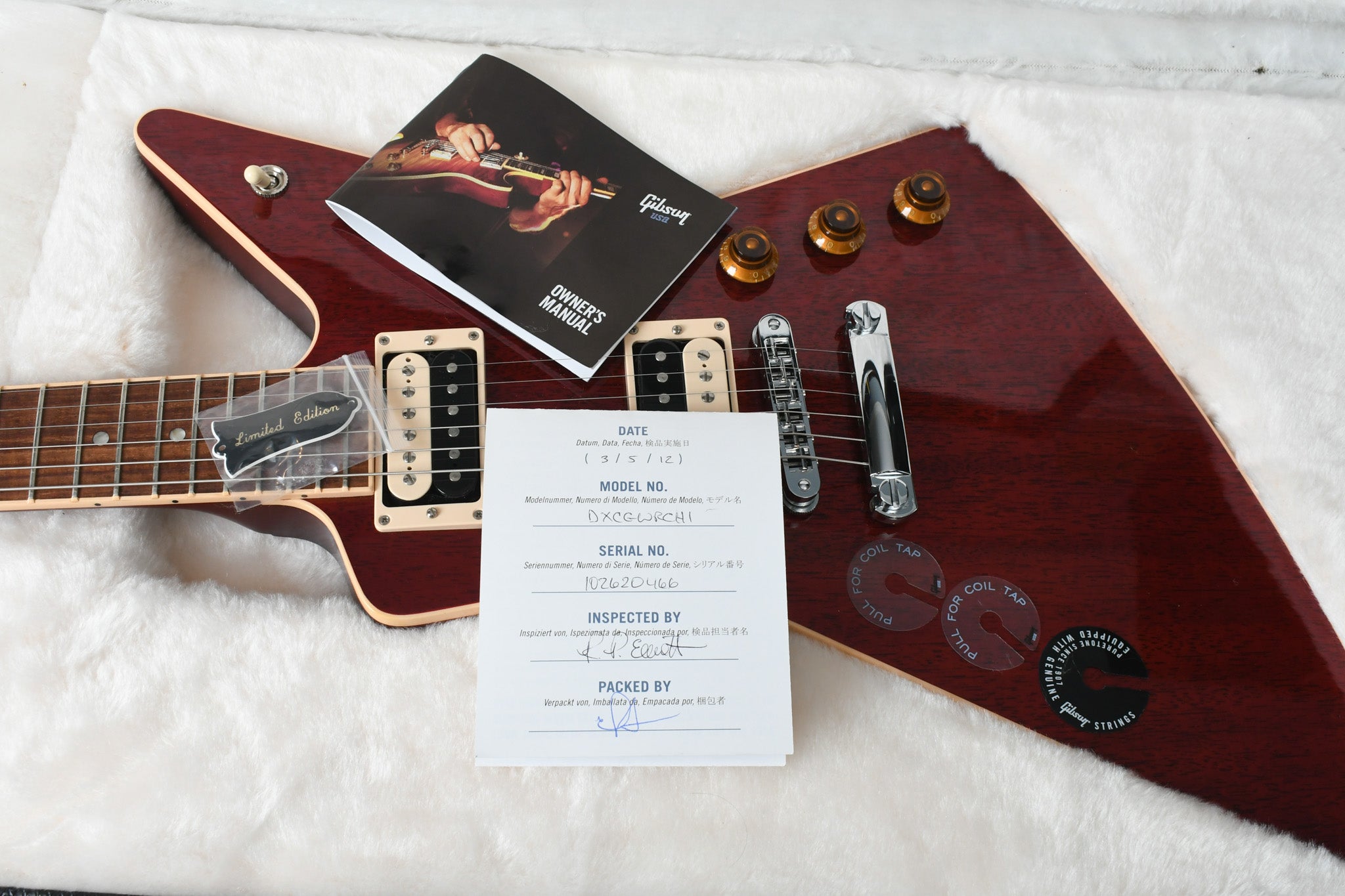 2012 Gibson Explorer Traditional Pro Wine Red – Watchtower Guitars