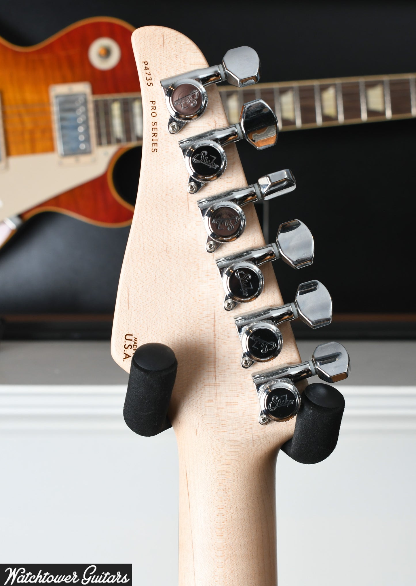 2013 Suhr Pro Series S3 Honey Burst Flame Top