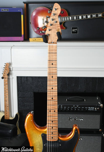 LSL Instruments Saticoy Burnt Orange Sparkle Burst To Shoreline Gold Heavy Aged "Spark"