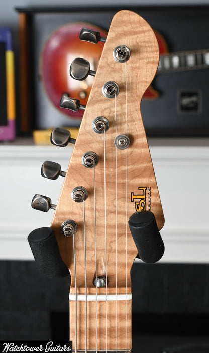 LSL Instruments Saticoy Burnt Orange Sparkle Burst To Shoreline Gold Heavy Aged "Spark"