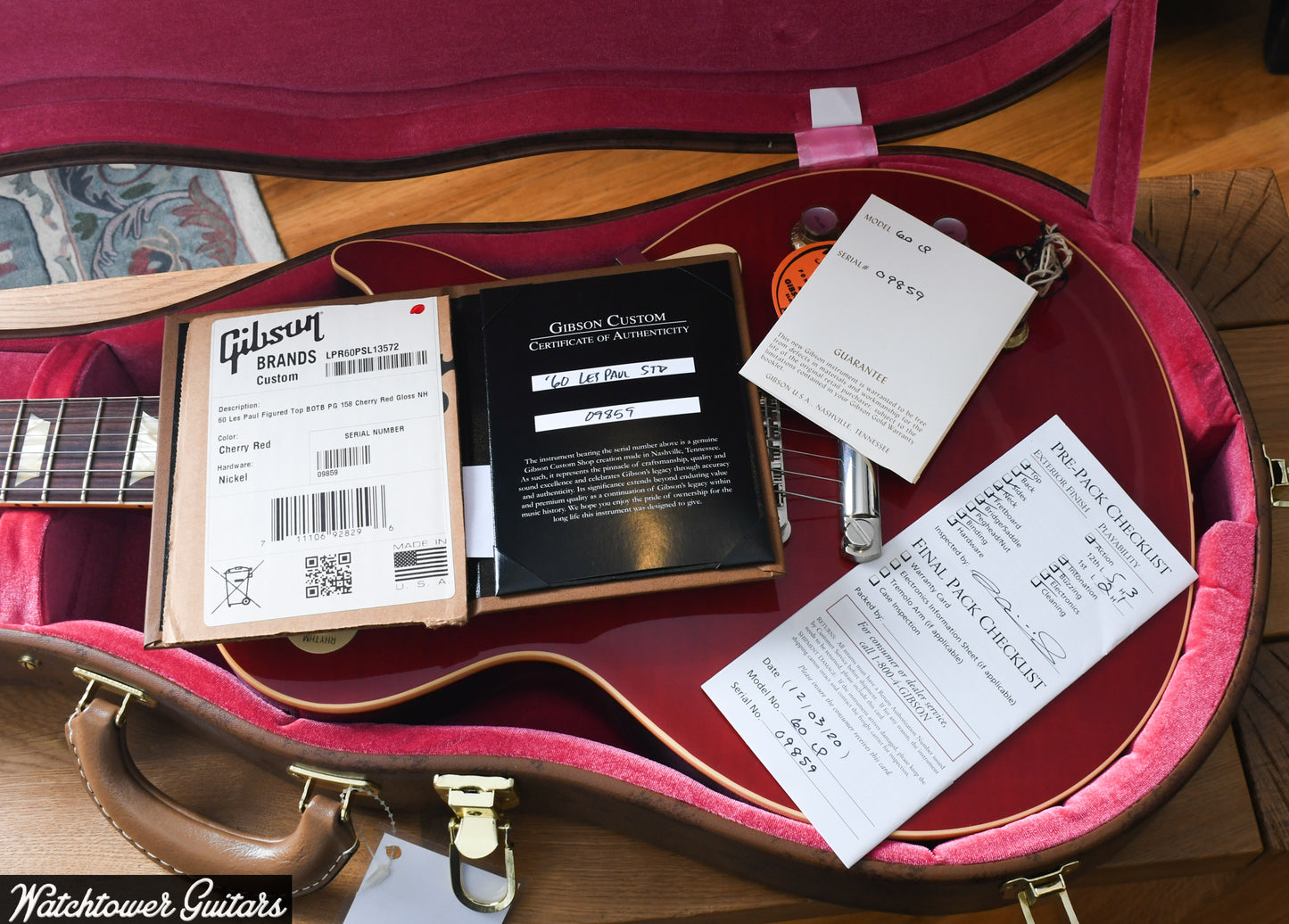 2020 Gibson 1960 Les Paul Standard Reissue R0 BOTB Page 158 Cherry Red