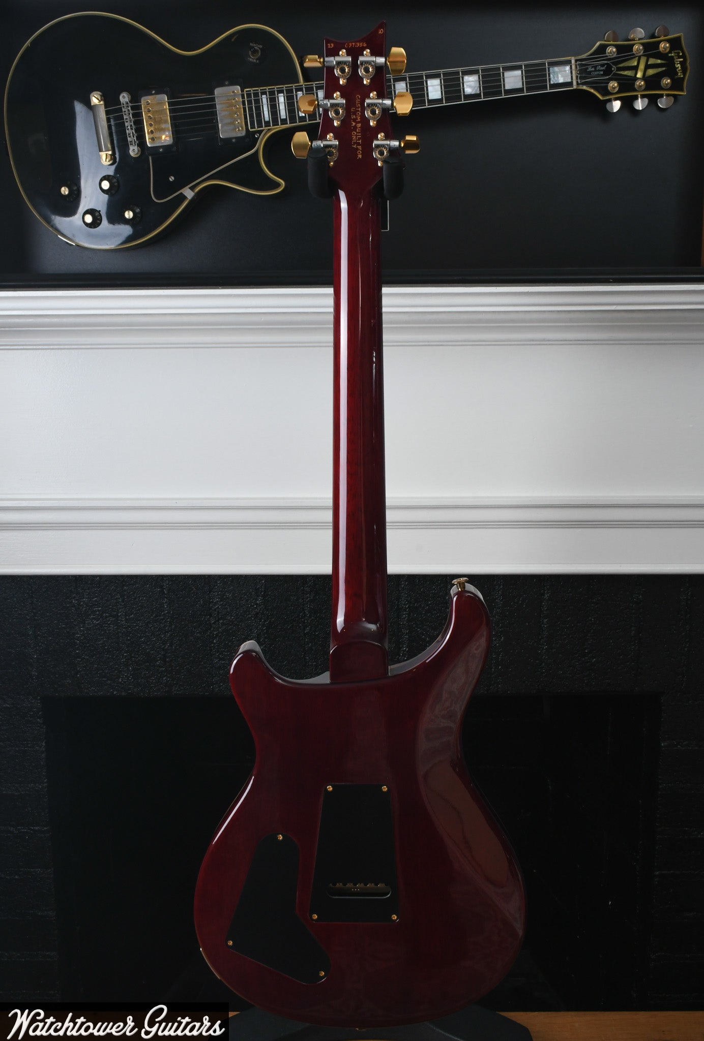 Paul Reed Smith PRS Studio Wood Library 10 Top, Brazilian Board, Korina, Fire Red Burst