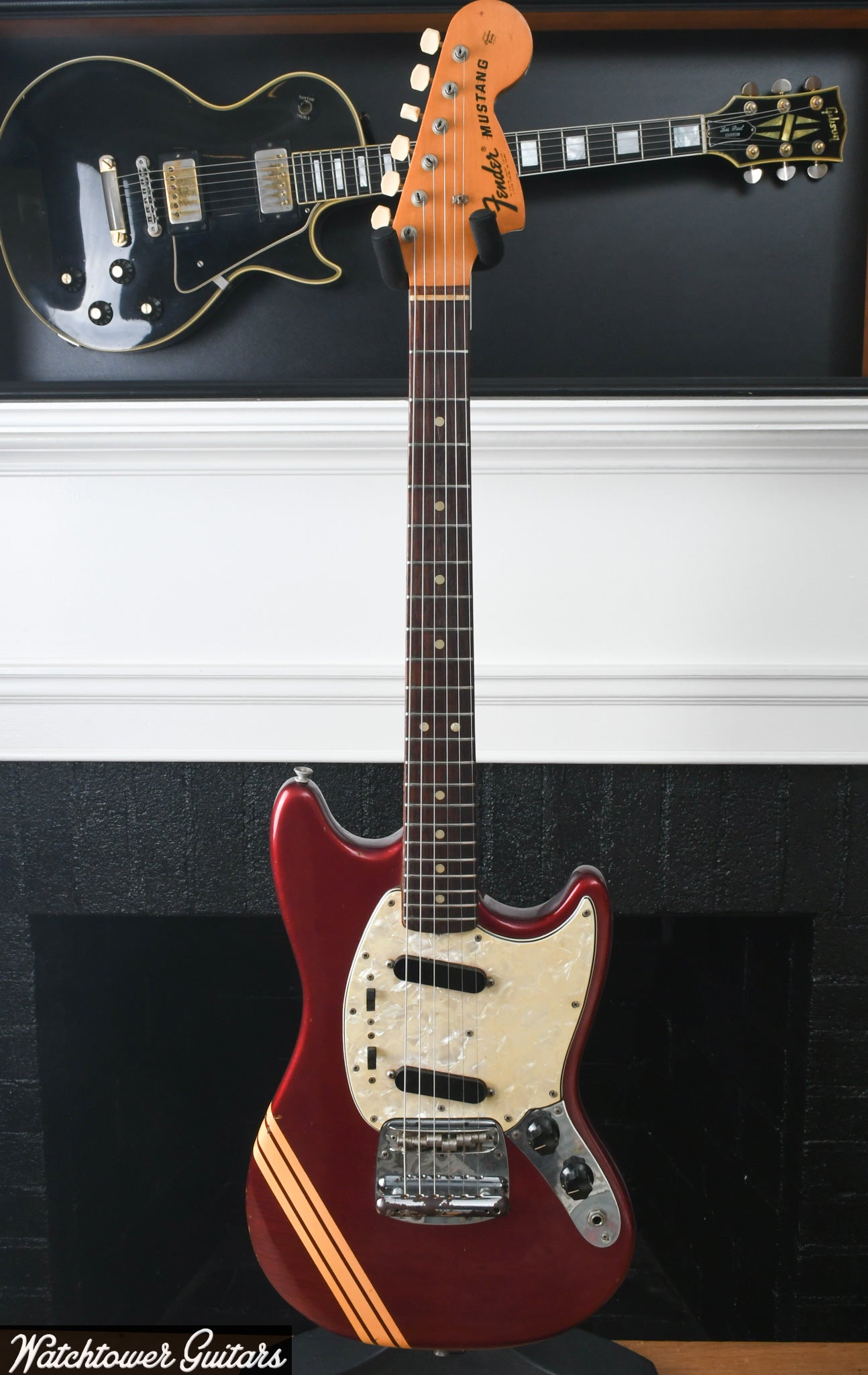 1973 Fender Mustang Compeition Red