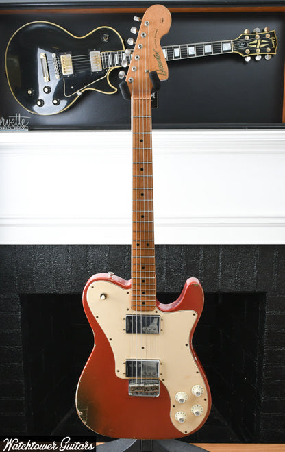 2015 Danocaster Single Cut Deluxe Candy Tangerine