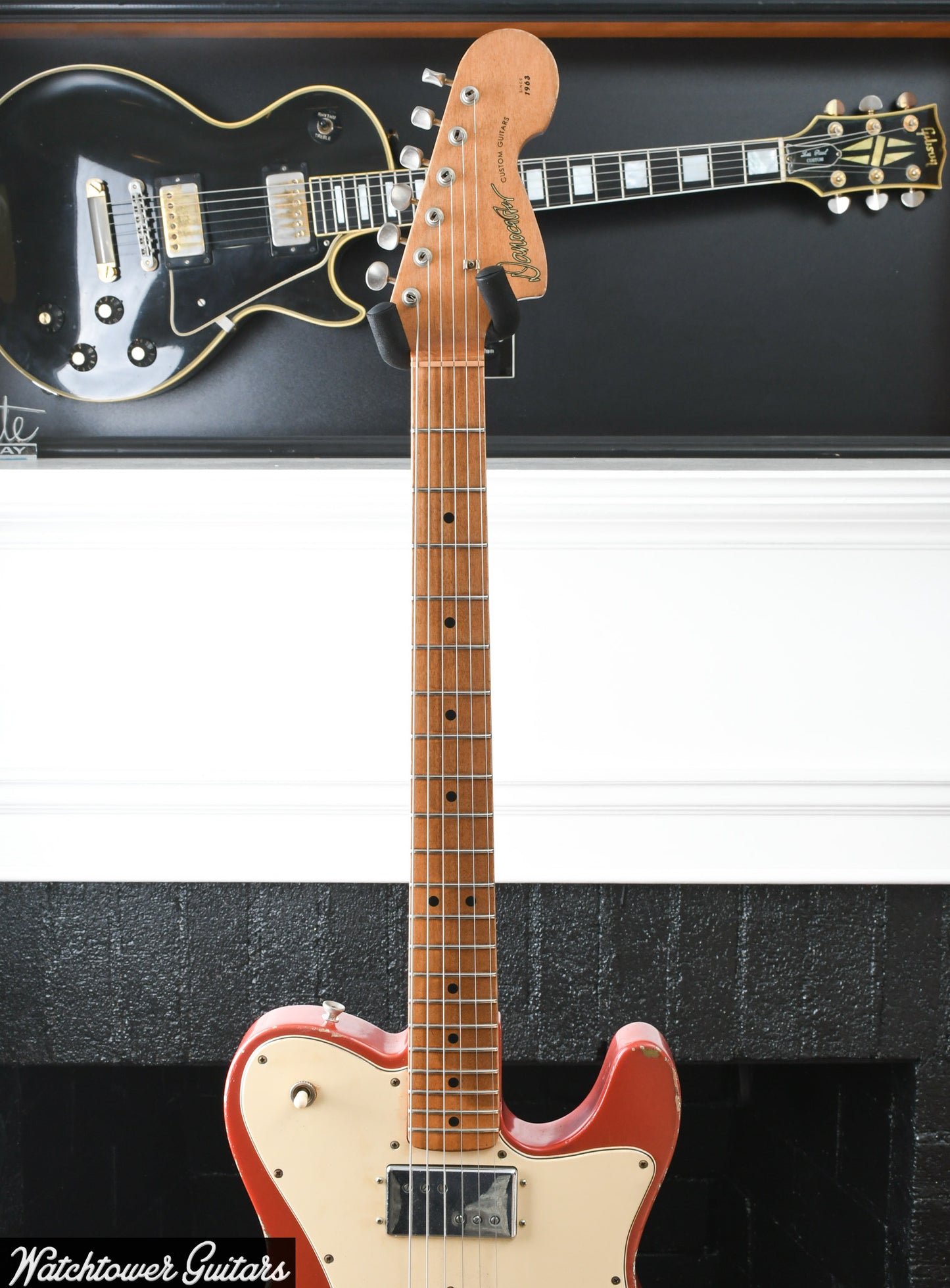 2015 Danocaster Single Cut Deluxe Candy Tangerine