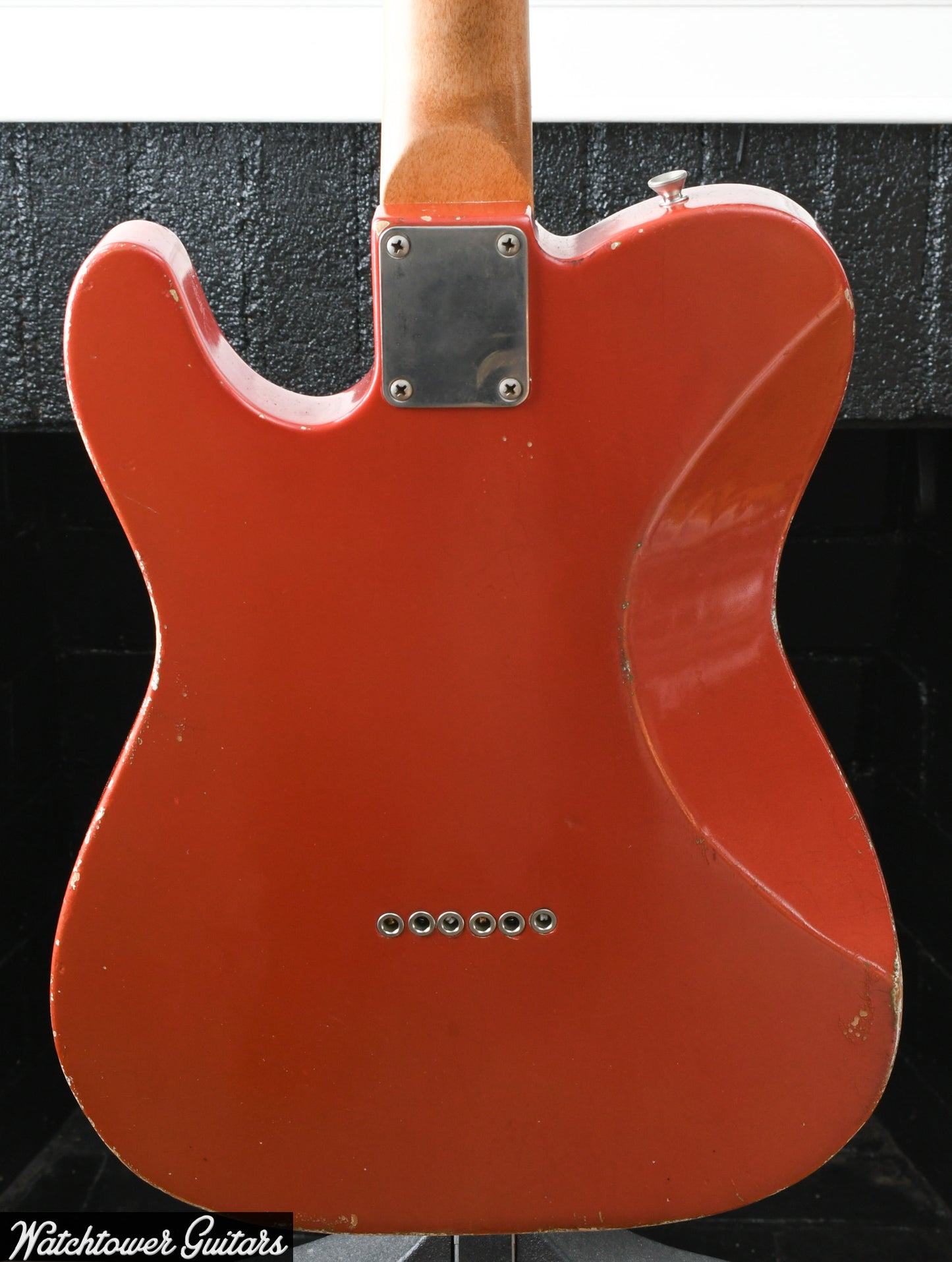 2015 Danocaster Single Cut Deluxe Candy Tangerine