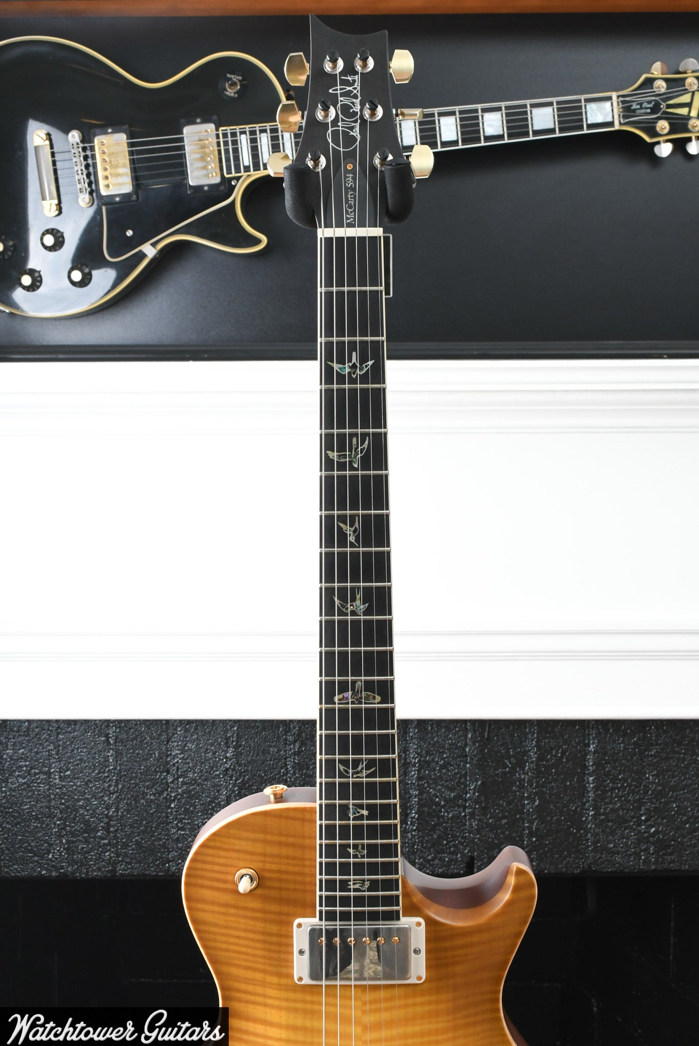 2019 PRS McCarty Singlecut 594 Artist Wood Library Livingston Lemon & Ebony Board/Maple Neck