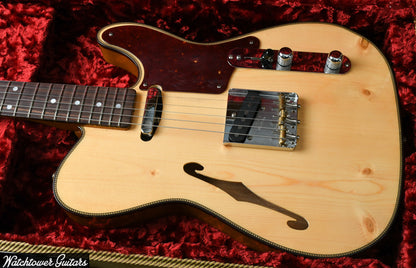 2022 Fender Custom Shop Artisan Telecaster Thinline Knotty Pine