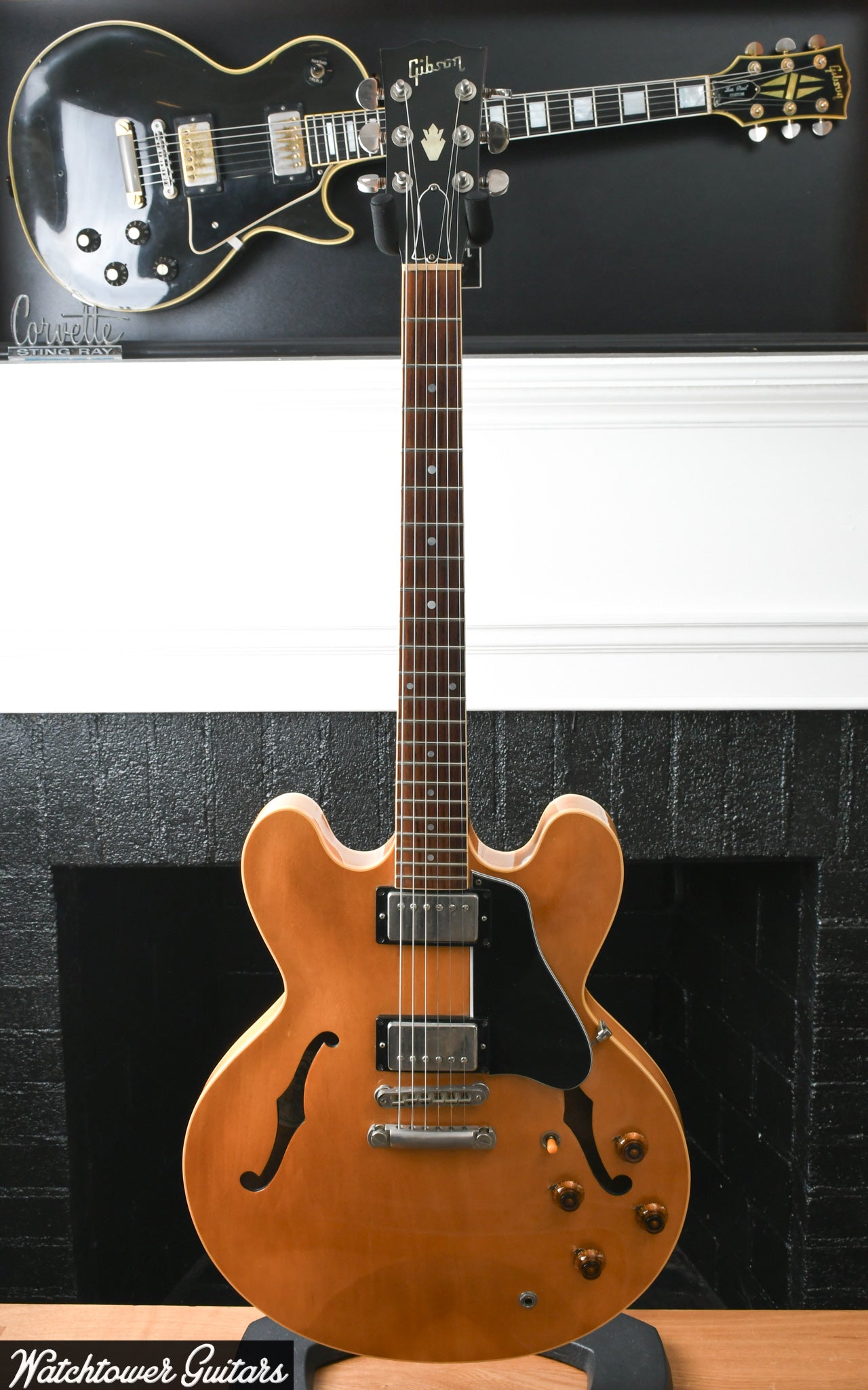 1982 Gibson ES-335 Tim Shaw Humbuckers Natural