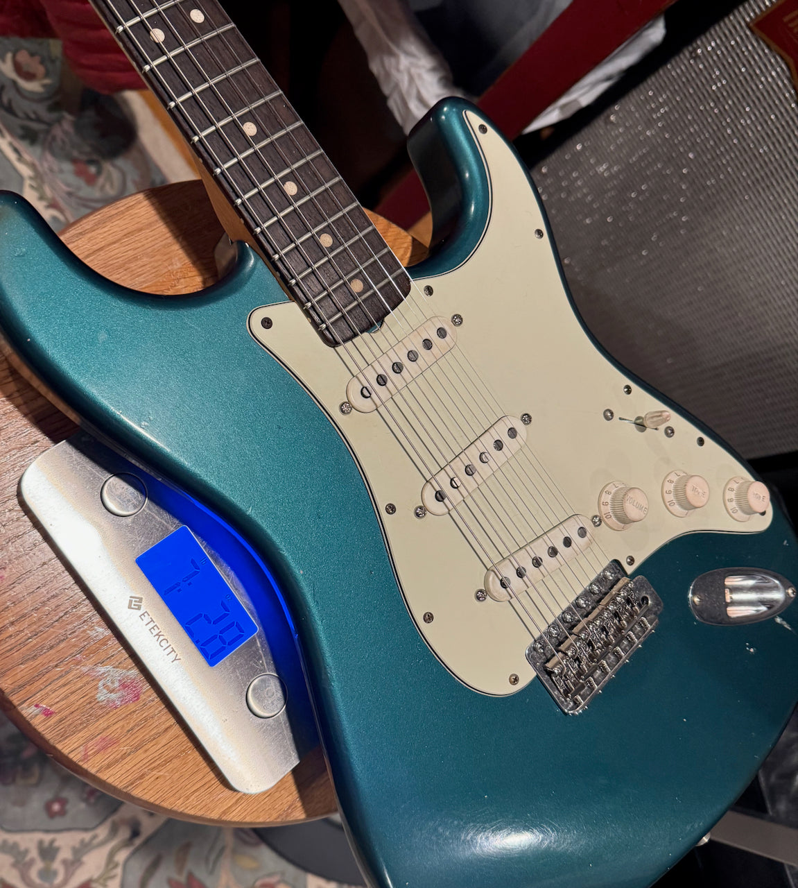 2016 Danocaster Double Cut Ocean Turquoise