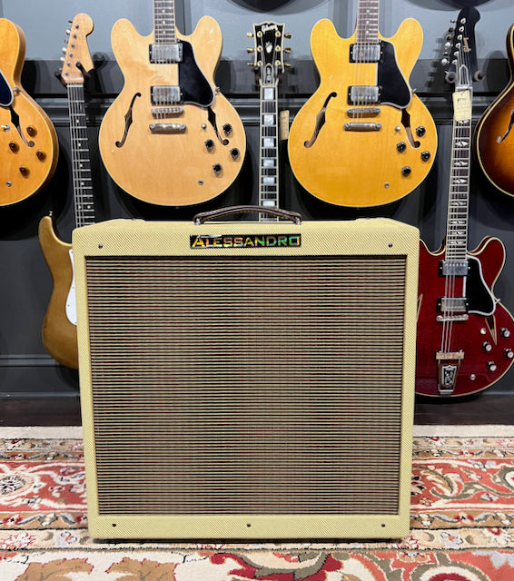 2022 Alessandro Bassman 4x10 Combo Tweed – Watchtower Guitars