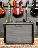 Two Rock Studio Signature Head & 1x12 Cabinet Black Bronco with Modern Silver Grill