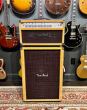 Two Rock Bloomfield Drive 100/50 Watt Head & 2x12 Cabinet Buckskin Suede with Oxblood Grill