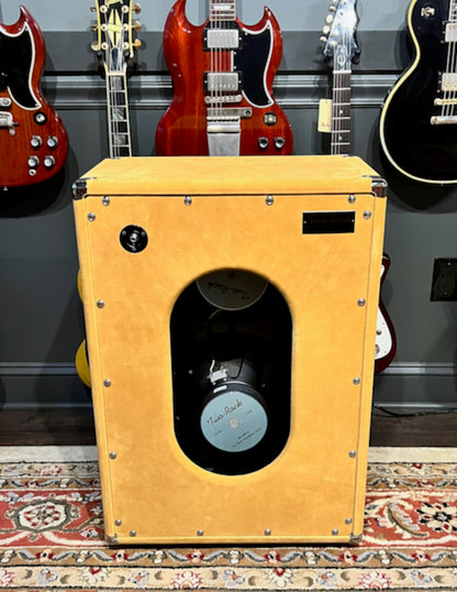 Two Rock Bloomfield Drive 100/50 Watt Head & 2x12 Cabinet Buckskin Suede with Oxblood Grill
