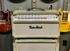 Two Rock Classic Reverb Signature 100/50 Watt Head & 2x12 Cabinet Moss Green Suede with Vintage Beige Grill