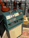 Magnatone Starlite 1x8 Combo & 1x12 Extension Cabinet Set Dark Green Tolex