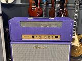 Germino Lead 55 LV Master Volume & Style II 2x12 Cabinet Purple Tolex