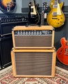 Amplified Nation Wonderland Overdrive V2 50 Watt Head & 1x12 Cabinet Golden Brown Suede/Oxblood Grill