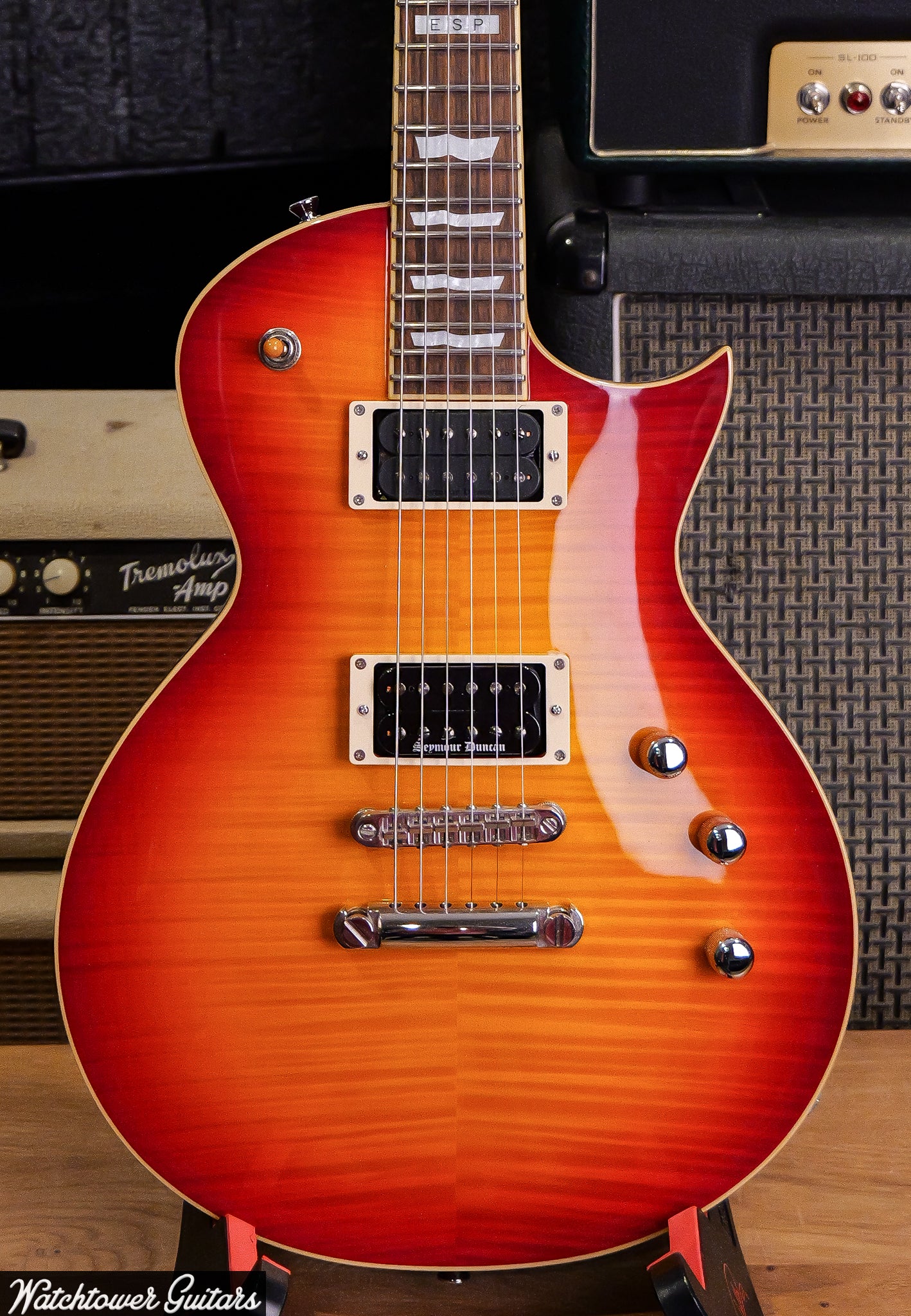 2014 ESP Eclipse E-II Cherry Sunburst