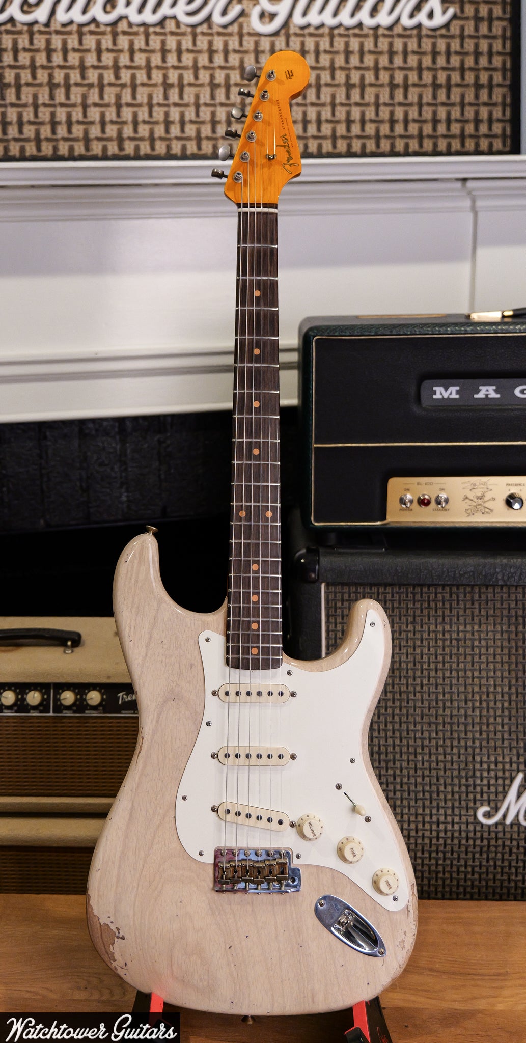 2023 Fender Limited Custom Shop Troposphere Stratocaster Aged White Blonde Relic