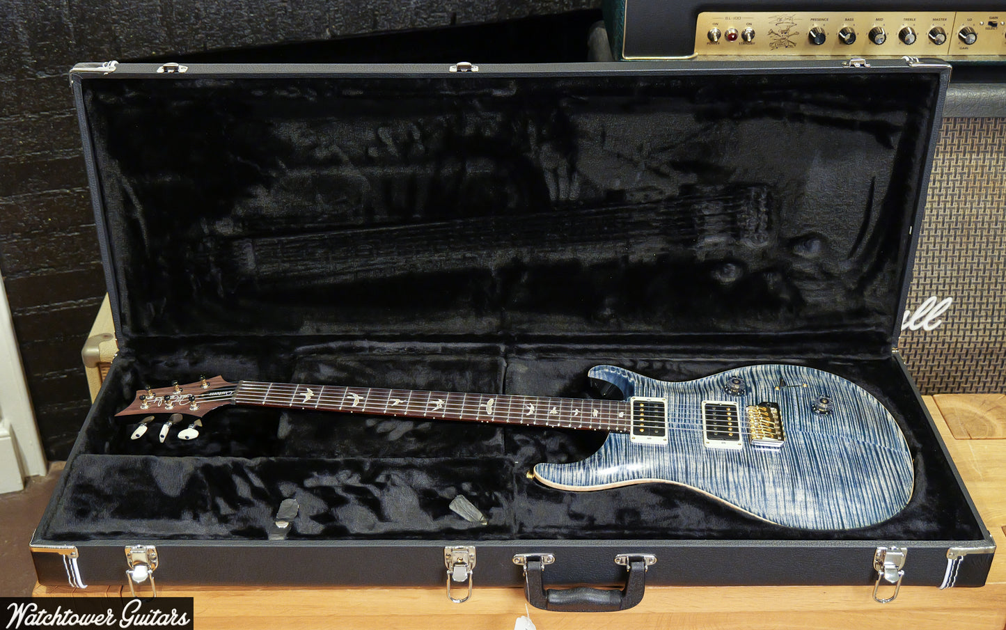Paul Reed Smith PRS Custom 24 10 Top Faded Whale Blue