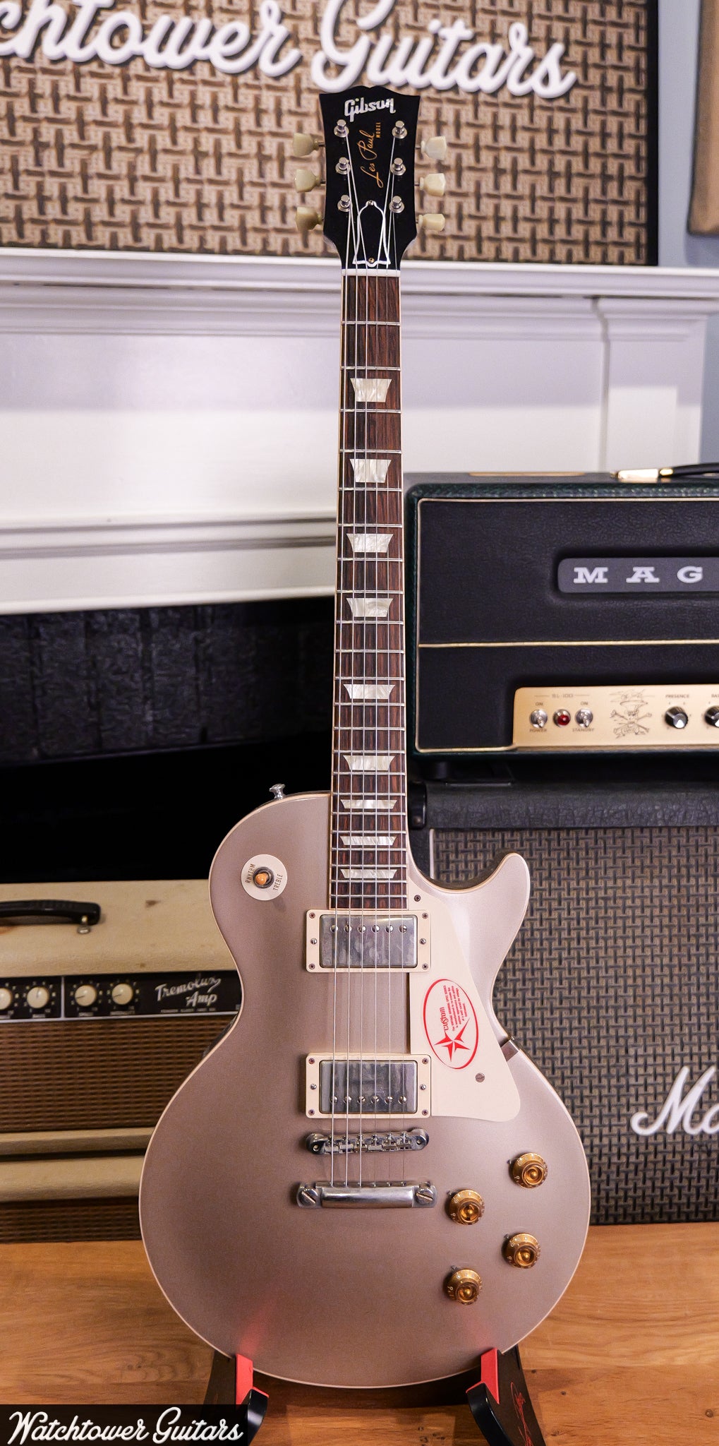 2011 Gibson Les Paul 1958 Standard R8 * Rare Custom Color* Gold Mist