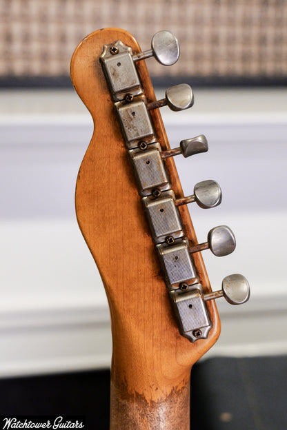 2025 Nacho Telecaster Aged Two Tone Sunburst Whiteguard #1556