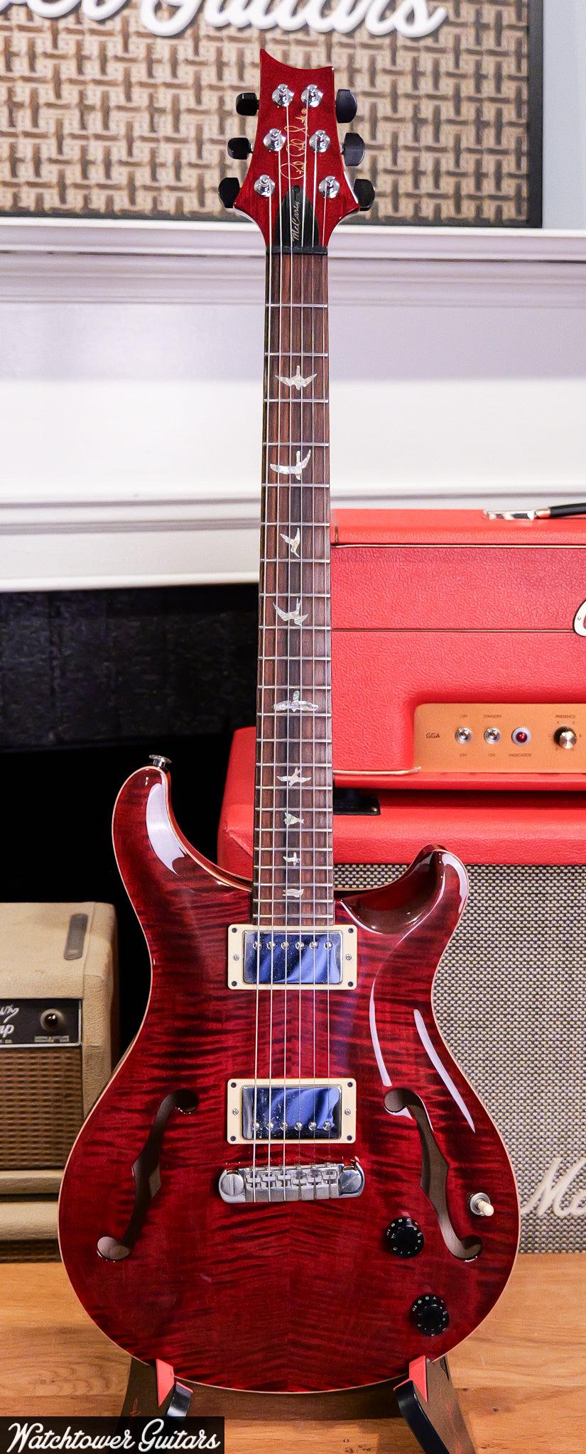 2002 Paul Reed Smith PRS Hollowbody II Black Cherry