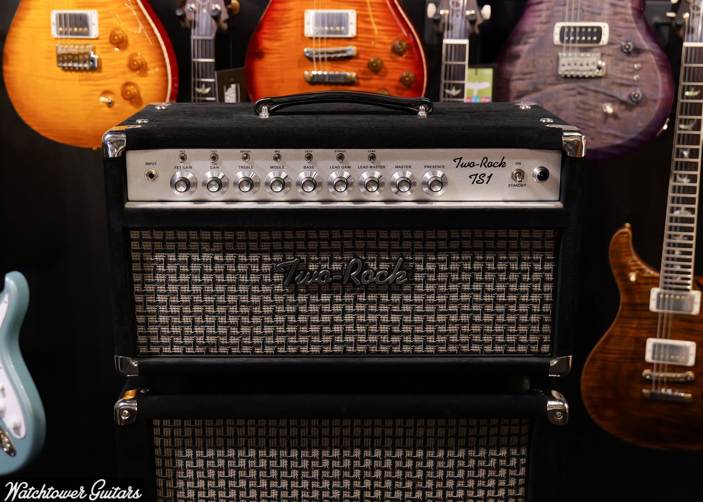 2024 Two Rock TS-1 100/50 Watt Head & 2x12 Set Black Suede & Large Check Grill
